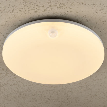 Moderne zilveren LED-lamp met vier lichtbronnen