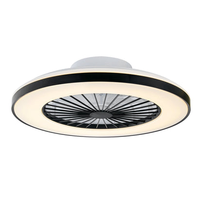 Comnox - LED’s Light plafondventilator met verlichting - Zomer en winter modus - 48 cm Zwart