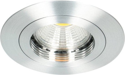 Comnox - LED's Light PRO downlight inbouwspot Ø 68mm - Verlicht meer met minder spotjes - Dim to Warm - 300 lumen - 6 watt - zilver