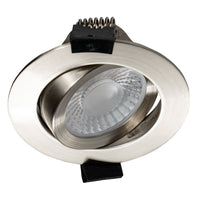 Comnox - LED's Light PRO downlight inbouwspot Ø 68mm - Verlicht meer met minder spotjes - Dim to Warm - 300 lumen - 6 watt - zilver