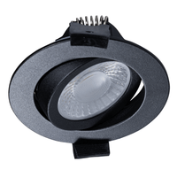 Comnox - LED's Light PRO inbouwspot - Sfeervol Dim-to-Warm licht - Zwart IP44