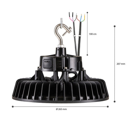 Comnox - LED's Light pro High Bay - Flexibel vermogen en lichtkleur - 200W 30000lm