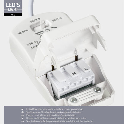 LED's Light PRO Inbouwspot 68 mm - Indoor & Outdoor - 3 lichtkleuren - Dimbaar licht - Wit