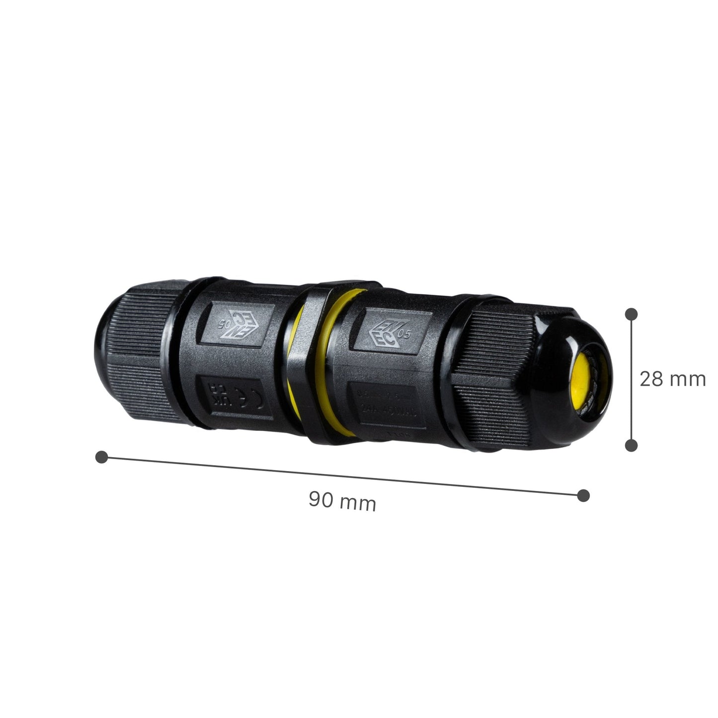 LED's Light Pro Kabeldoos I-connector 3P - IP68 waterdicht - Lasdoos voor kabels van 4 tot 11 mm