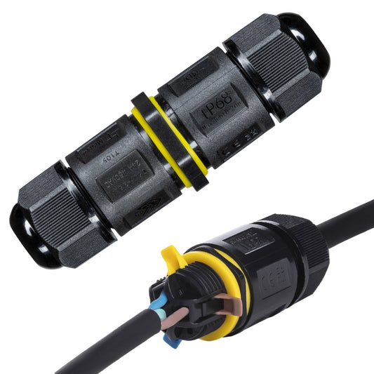LED's Light Pro Kabeldoos I-connector 3P - IP68 waterdicht - Lasdoos voor kabels van 4 tot 11 mm