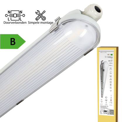 Comnox - Philips LED's Light Pro Koppelbare TL armatuur - Robuuste Industriële Verlichting - 150 cm
