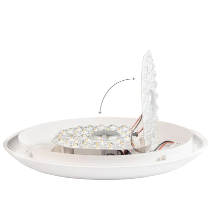 LED's Light Pro Plafondlamp 2050 met sensor - Lichtkleur en lichtsterkte dimbaar - Waterdicht - Ø 30 cm