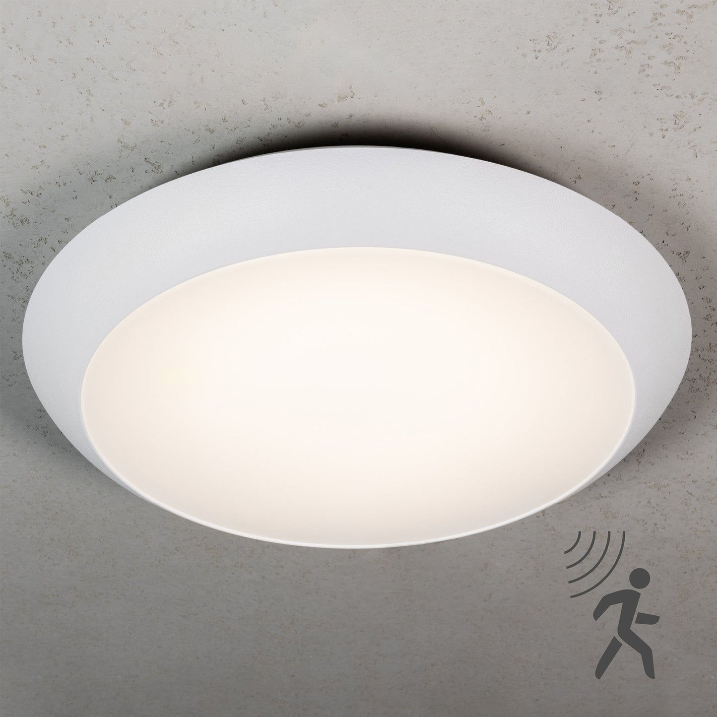 LED's Light Pro Plafondlamp 2050 met sensor - Lichtkleur en lichtsterkte dimbaar - Waterdicht - Ø 30 cm