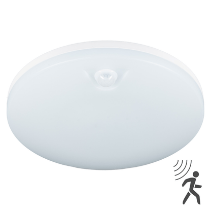 LED's Light Pro Plafondlamp met sensor - Bewegingssensor en schemersensor - 6 standen - 25 cm