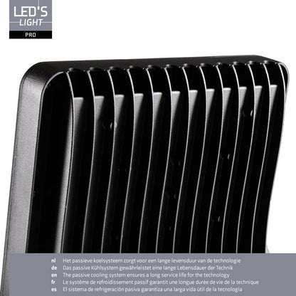 LED's Light Pro Premium Floodlight 12750 - 6 lichtstanden - Water en roestbestendig - 100W