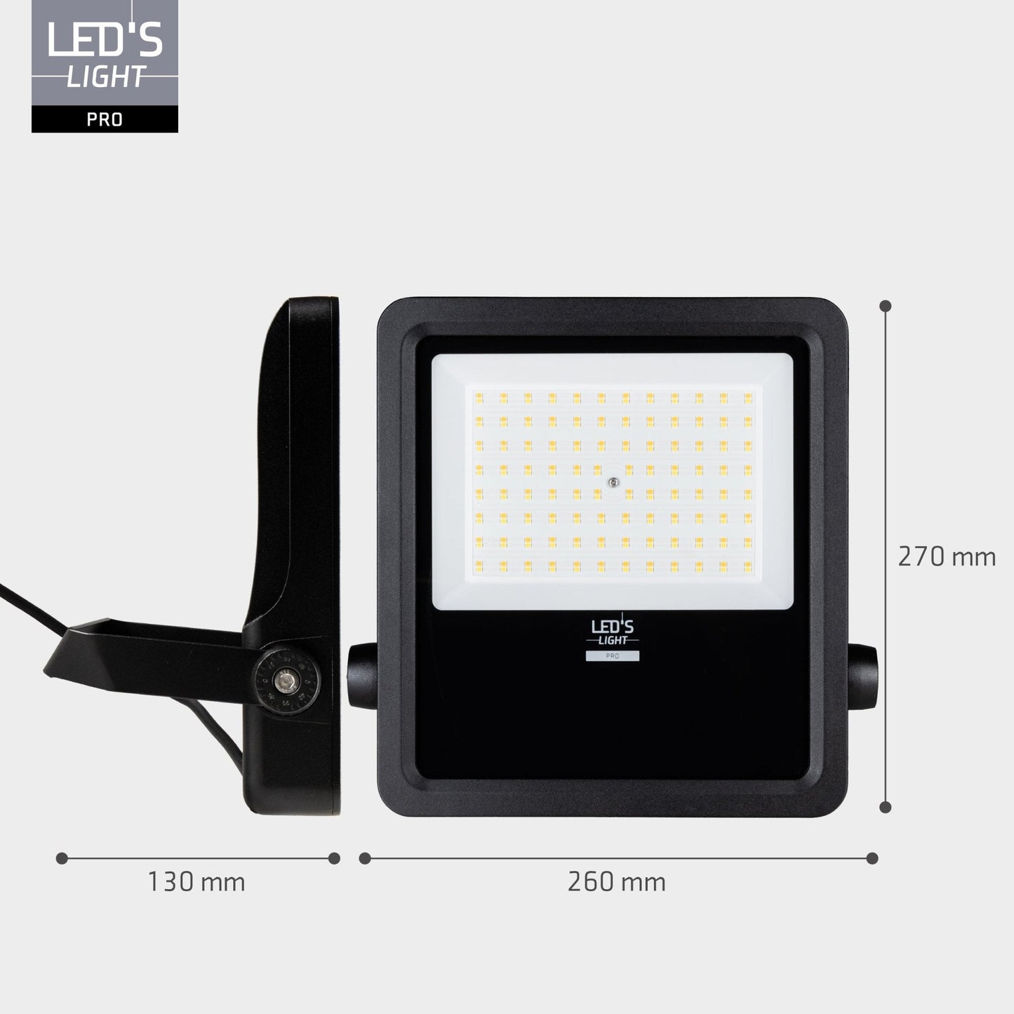 LED's Light Pro Premium Floodlight 12750 - 6 lichtstanden - Water en roestbestendig - 100W