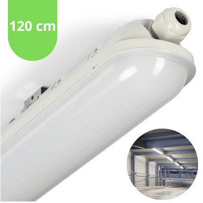 Comnox - LED's Light Pro Koppelbaar TL armatuur 120 cm - Direct helder licht - Energiezuinig - 4640 lm - 29 W - waterdicht IP65 - wit
