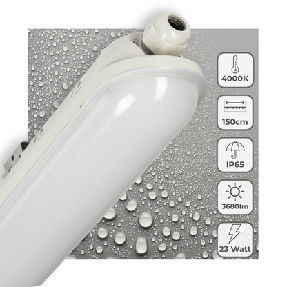 LED's Light Pro Premium LED TL armatuur compleet 150 cm - Waterdicht - 3680 lm