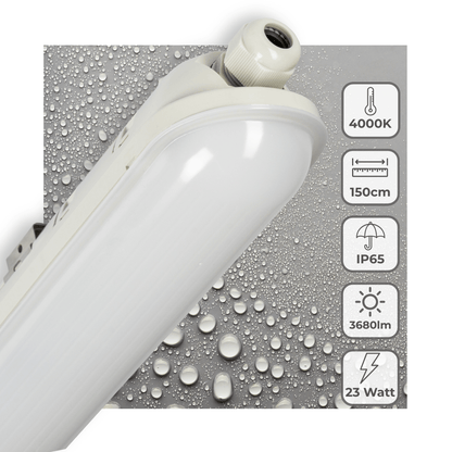 Comnox - LED's Light Pro Premium LED TL armatuur - Waterdicht & Schokbestendig - 150 cm
