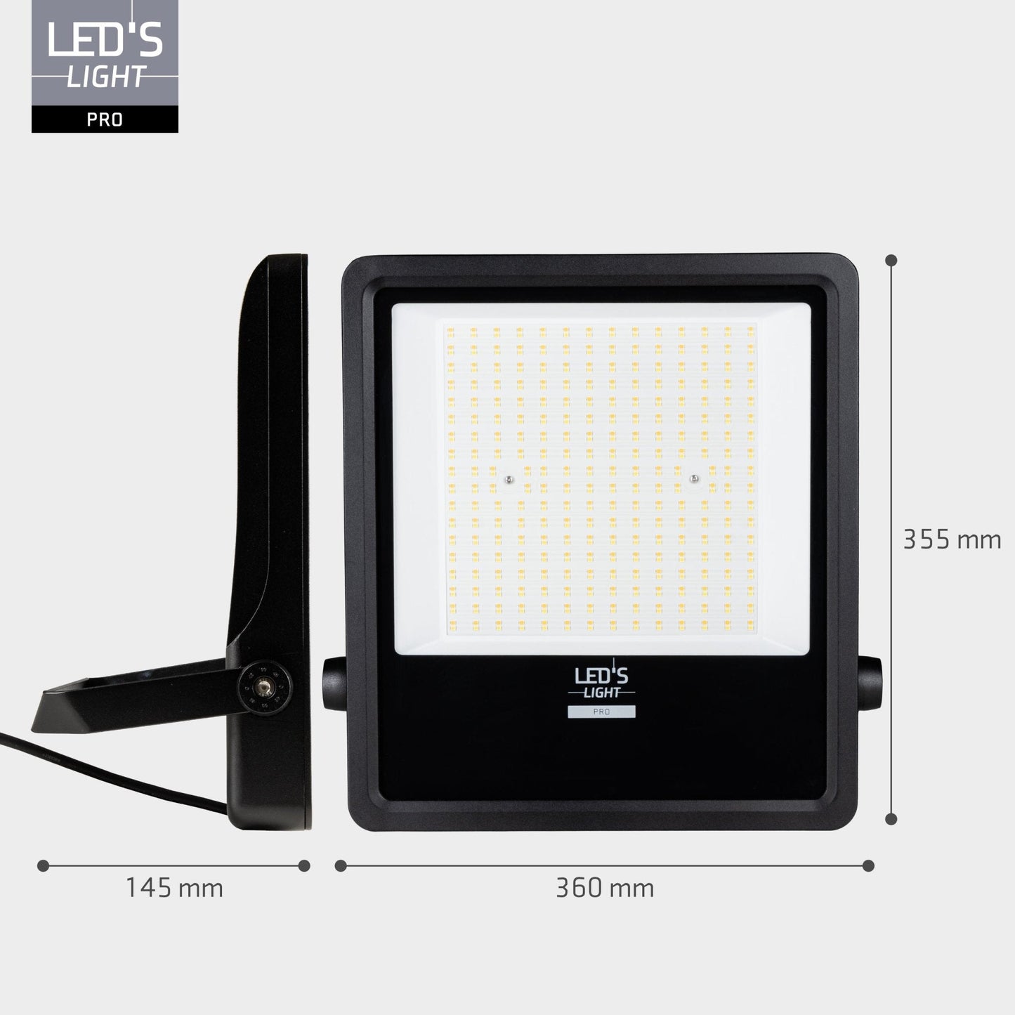 LED's Light Pro Premium Schijnwerper 25500 - 6 lichtstanden - Water en roestbestendig - 200W