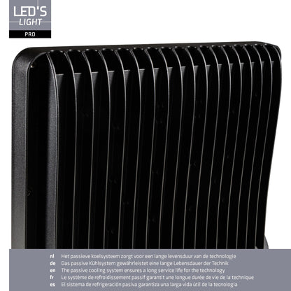LED's Light Pro Premium Schijnwerper 25500 - 6 lichtstanden - Water en roestbestendig - 200W