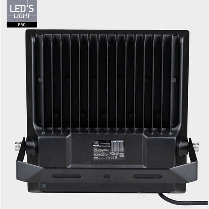 Comnox - LED's Light pro Professionele Schijnwerper 28000 - Krachtig helder licht voor elke ruimte - Flexibel vermogen met Powerselector - 26.500 lumen - IP66 waterdicht - 34 x 39 x 6 cm