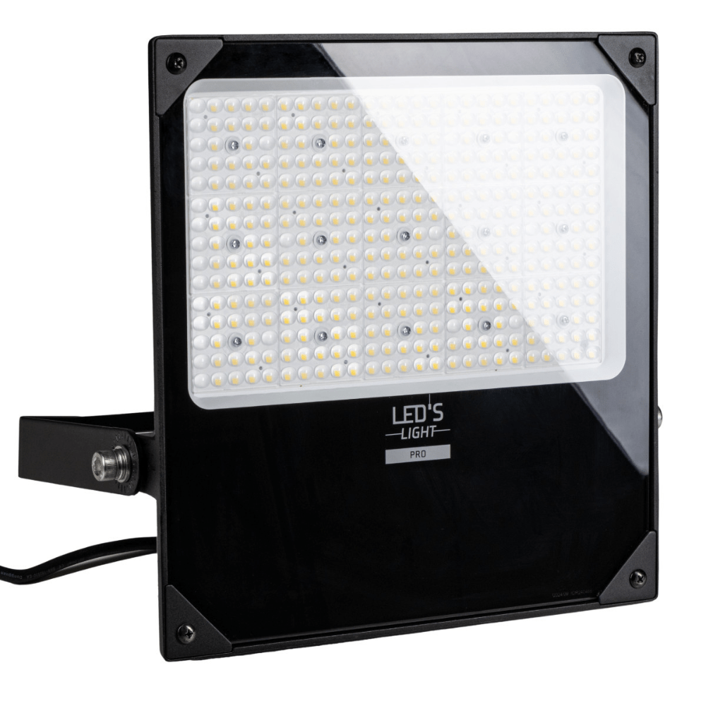 Comnox - LED's Light pro Professionele Schijnwerper 28000 - Krachtig helder licht voor elke ruimte - Flexibel vermogen met Powerselector - 26.500 lumen - IP66 waterdicht - 34 x 39 x 6 cm