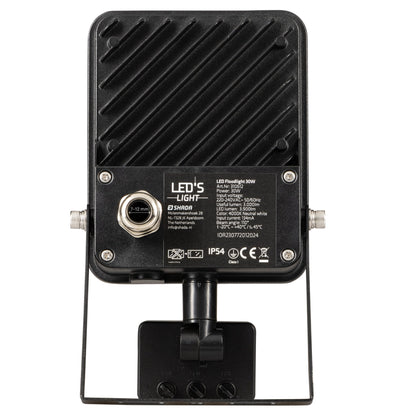 LED's Light Schijnwerper met Bewegingssensor 3600 - Waterdicht & Kantelbaar - 30W