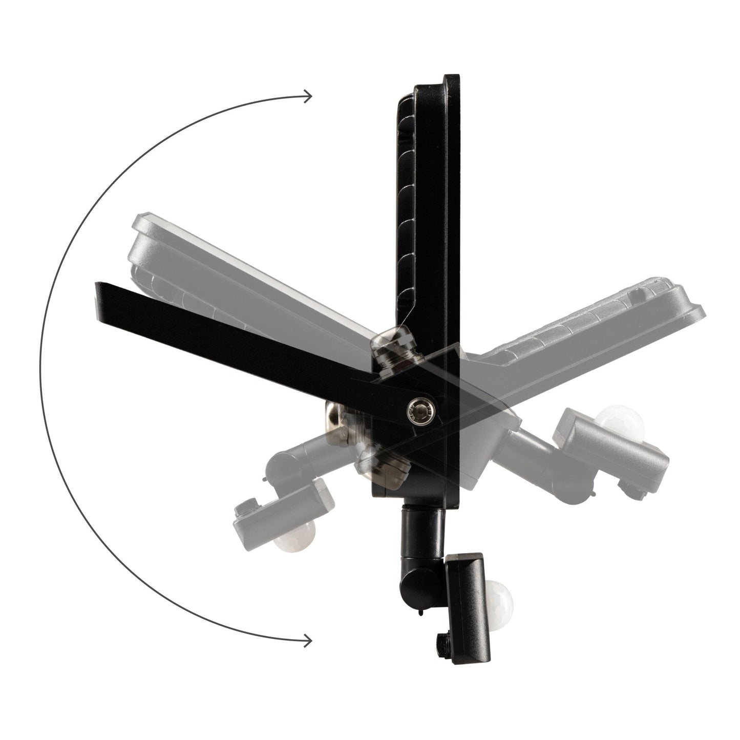 Comnox - LED's Light Schijnwerper met Bewegingssensor 6000 - Hoge lichtopbrengst - Waterdicht en kantelbaar - 50W - EcoFlood - 34 cm