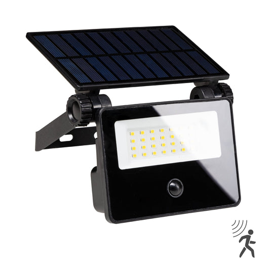 LED's Light Solar Schijnwerper met bewegingssensor - Volledig draadloze buitenlamp - Zwart