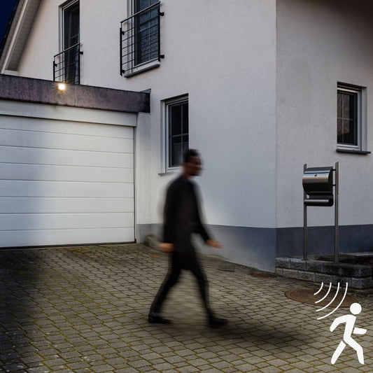 LED's Light Solar Schijnwerper met bewegingssensor - Volledig draadloze buitenlamp - Zwart