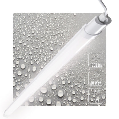 LED's Light TL Licht balk 120 cm - Geschikt voor alle binnen en vochtige ruimtes - 18W - IP65