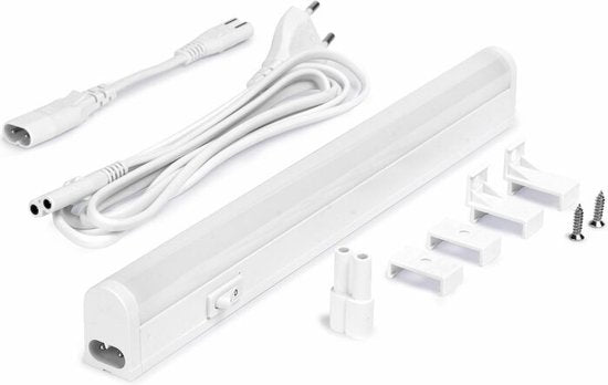 Comnox - LED T5 balk 30 cm - Helder keukenlicht - Praktisch – Flexibel – 400 lm – 30 cm – wit