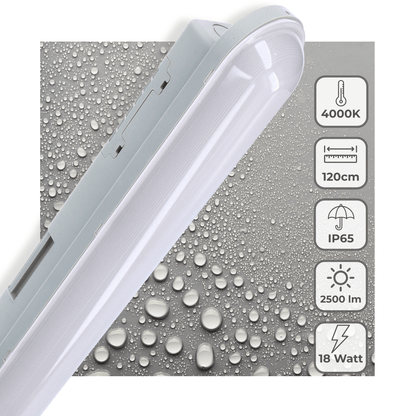 LED's Light Universele LED TL verlichting compleet 120 cm - voor binnen en buiten - 2500 lm
