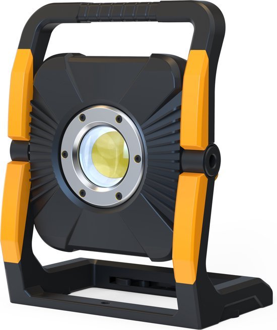 LED's Work 18V Acculamp Werklamp - Incl Adapters - LED Werklamp 5000lm – Klasse 3 • IP54 • IK08 • Dimbaar • Compatibel met Makita, Bosch, DeWalt & Metabo