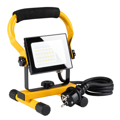Comnox - LED's Work Bouwlamp Werklamp 2000 - Helder licht zonder flikkeren - Waterdicht IP65 - 2000 lumen - 20 watt - zwart geel