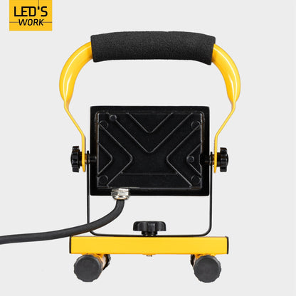 Comnox - LED's Work Bouwlamp Werklamp 2000 - Helder licht zonder flikkeren - Waterdicht IP65 - 2000 lumen - 20 watt - zwart geel