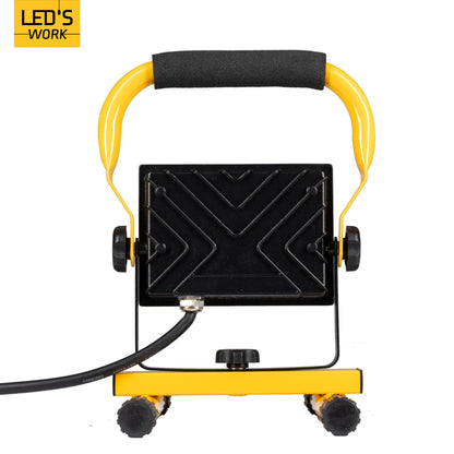 LED's Work Bouwlamp 3100 - Verstelbare beugel - Waterdicht (IP65) - Zwart geel