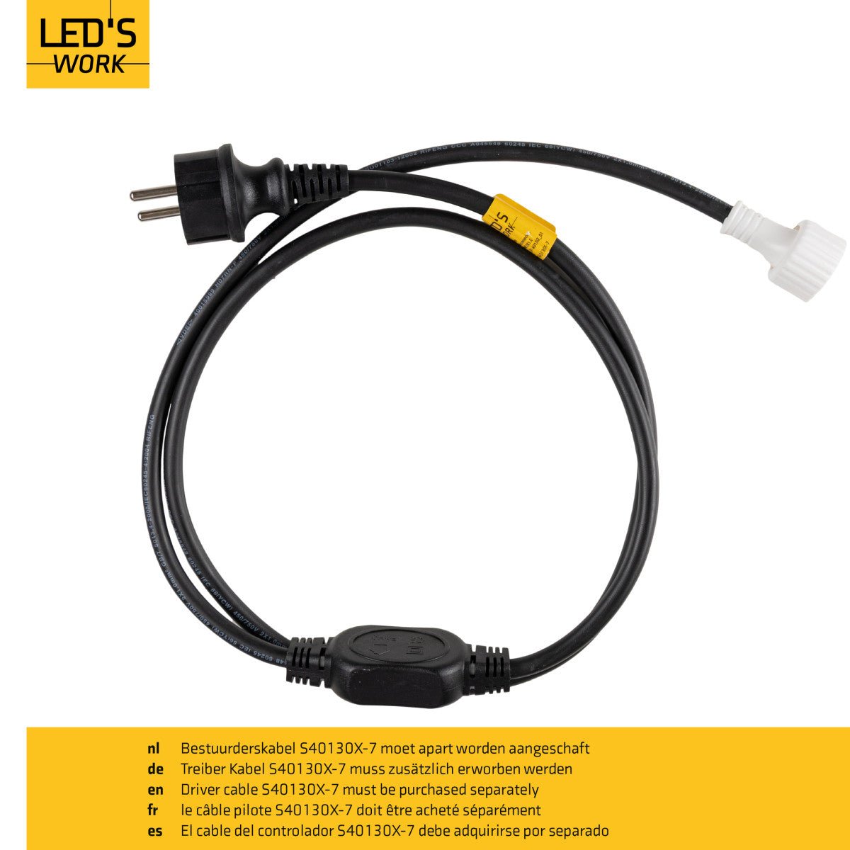 LED's Work LED Rope Lichtslang 50 meter bouwverlichting - Verlengbaar tot 100 meter - 40.000 lm