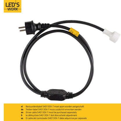 LED's Work LED Rope Lichtslang 50 meter bouwverlichting - Verlengbaar tot 100 meter - 40.000 lm