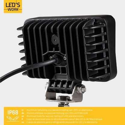 LED's Work LED Schijnwerper voor voertuigen - Geschikt voor tractor, vrachtwagen, auto, bus en schip - 45W