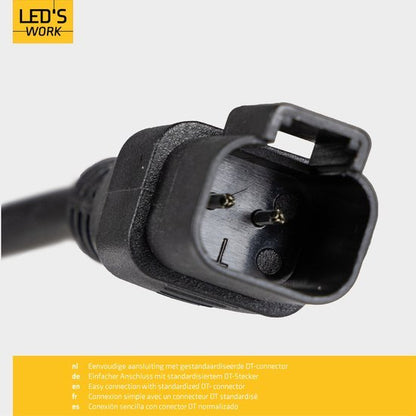 LED's Work LED Schijnwerper voor voertuigen - Geschikt voor tractor, vrachtwagen, auto, bus en schip - 45W