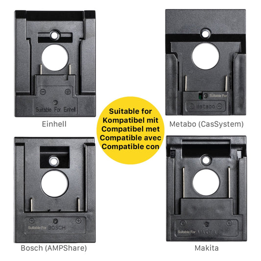 Comnox - LED's Work 18V werklamp Accu voor elektrisch gereedschap - Helder licht in elke hoek - Draagbaar en duurzaam - 20W 2000lm 5000K - zwart