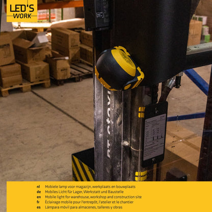 LED's Work Oplaadbare LED Looplamp – Krachtige Draadloze 800 Lumen Werk- & Noodlamp