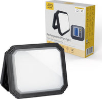 Comnox - LED's Work Oplaadbare Werklamp 10W – Draagbaar, IP54 Bescherming – 700lm – Geel – Licht voor Binnen & Buiten