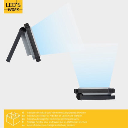 LED's Work Oplaadbare LED werklamp met accu 700 - Draadloos en draagbaar - 10W