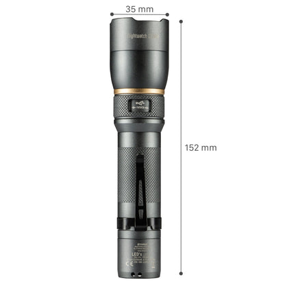 LED's Work Oplaadbare LED Zaklamp - 1200 Lumen - IPX7 Waterdicht - Met 3 lichtstanden