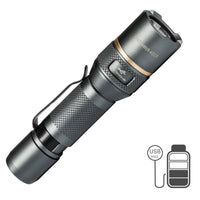 Comnox - Oplaadbare LED Zaklamp - 450 Lumen - Waterdicht IPX7