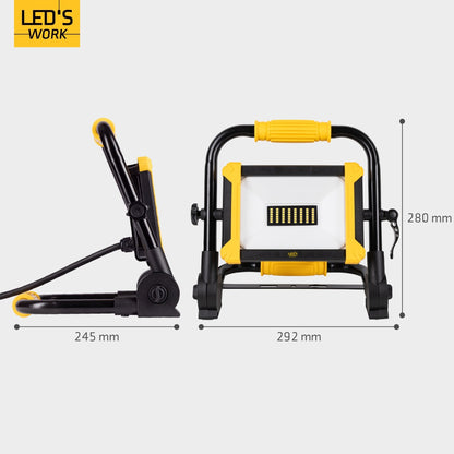 LED's Work Opvouwbare Bouwlamp 3900 - 30W LED - 3 meter kabel