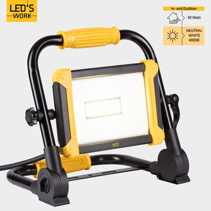 LED's Work Opvouwbare Bouwlamp 3900 - 30W LED - 3 meter kabel