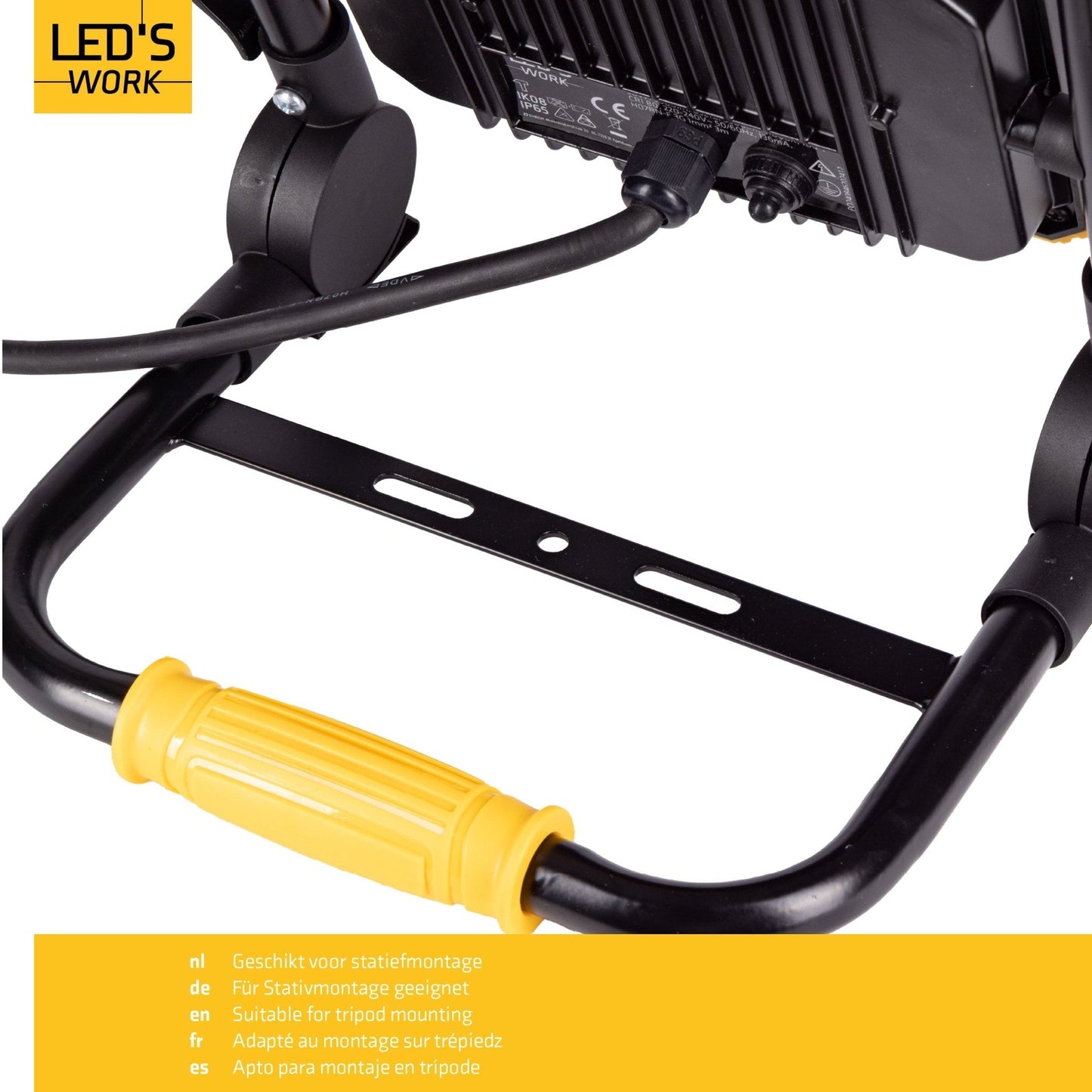 LED's Work Opvouwbare Bouwlamp 3900 - 30W LED - 3 meter kabel
