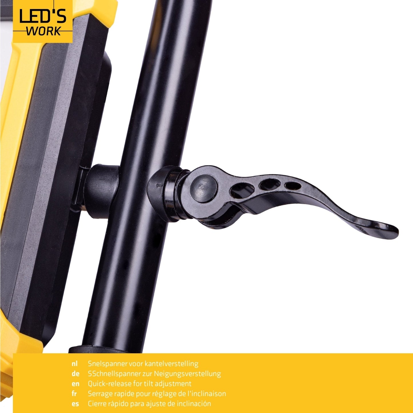 LED's Work Opvouwbare Bouwlamp 6400 - 50W - 5 meter kabel