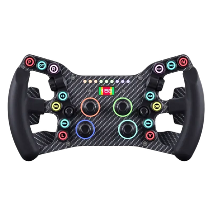 Leoxz XGT Pro simracingstuur met display en RGB