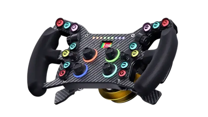 Leoxz XGT Pro simracingstuur met display en RGB