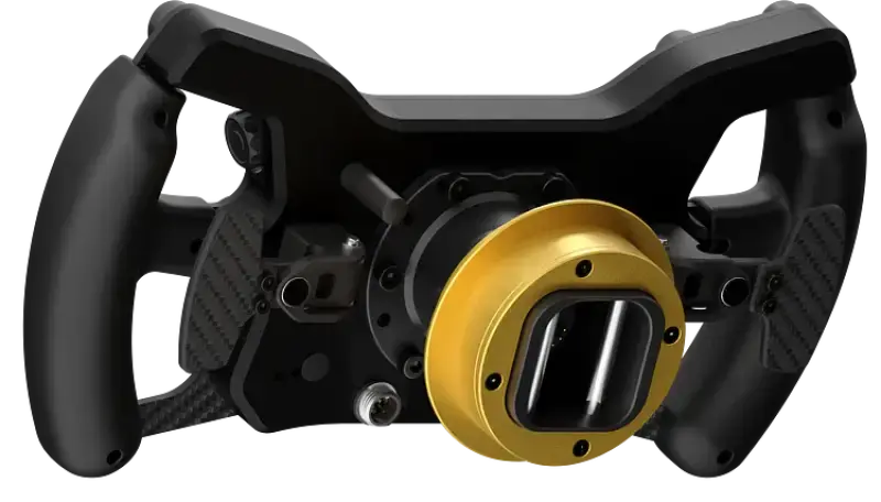 Leoxz XGT Pro simracingstuur met display en RGB